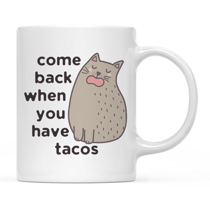 Andaz Press 11oz Funny Rude Cat Graphic Coffee Mug-Set of 1-Andaz Press-Tacos-