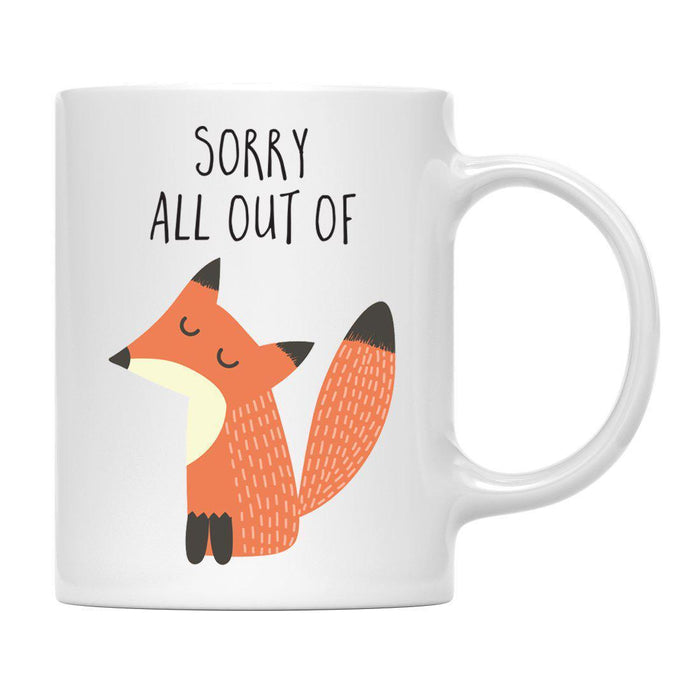 Andaz Press 11oz Funny Rude Fox Graphic Coffee Mug-Set of 1-Andaz Press-Shuh Duh Fuh Cup-