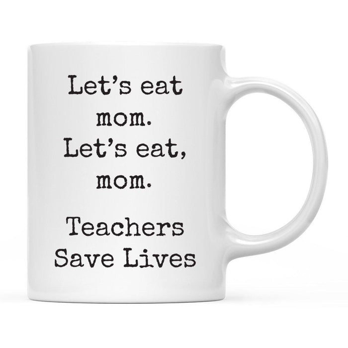 Andaz Press 11oz Funny Teachers Rude Typewriter Coffee Mug-Set of 1-Andaz Press-Student Tears-