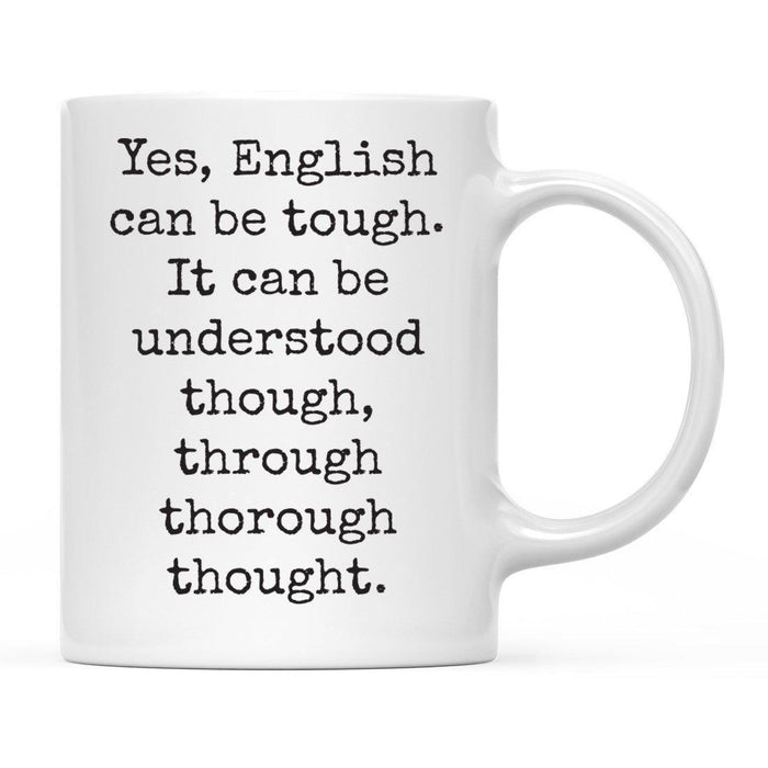 Andaz Press 11oz Funny Teachers Rude Typewriter Coffee Mug-Set of 1-Andaz Press-Student Tears-