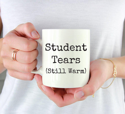 Andaz Press 11oz Funny Teachers Rude Typewriter Coffee Mug-Set of 1-Andaz Press-Student Tears-