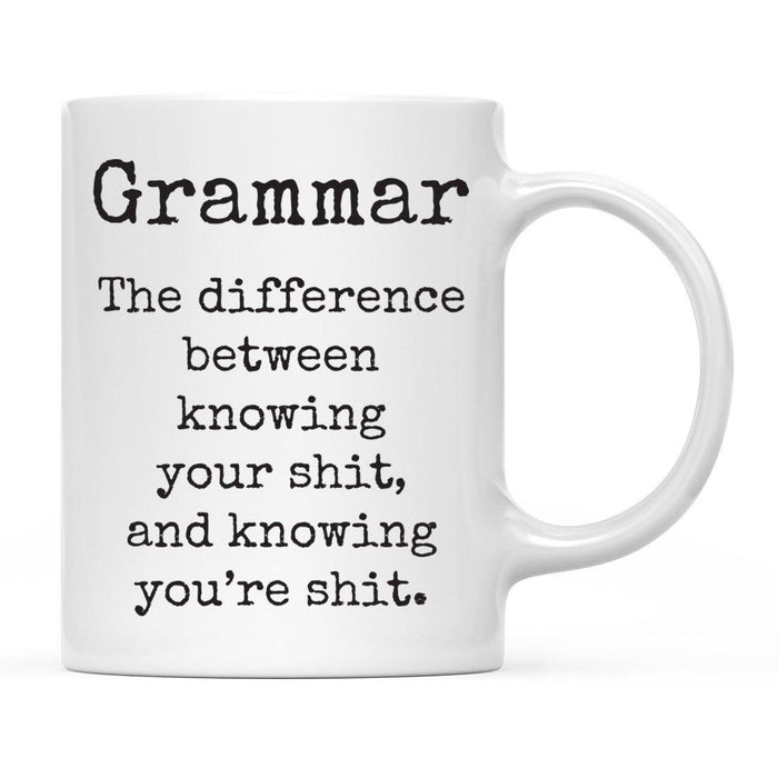 Andaz Press 11oz Funny Teachers Rude Typewriter Coffee Mug-Set of 1-Andaz Press-Between-