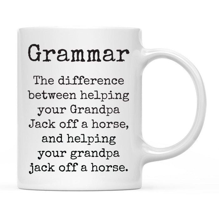 Andaz Press 11oz Funny Teachers Rude Typewriter Coffee Mug-Set of 1-Andaz Press-Grammar-