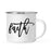 Andaz Press 11oz Good Virtues Black Calligraphy Typography Campfire Coffee Mug-Set of 1-Andaz Press-Blessed-