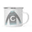 Andaz Press 11oz Gray Blue Ugly Holiday Sweater Monogram Campfire Coffee Mug-Set of 1-Andaz Press-C-