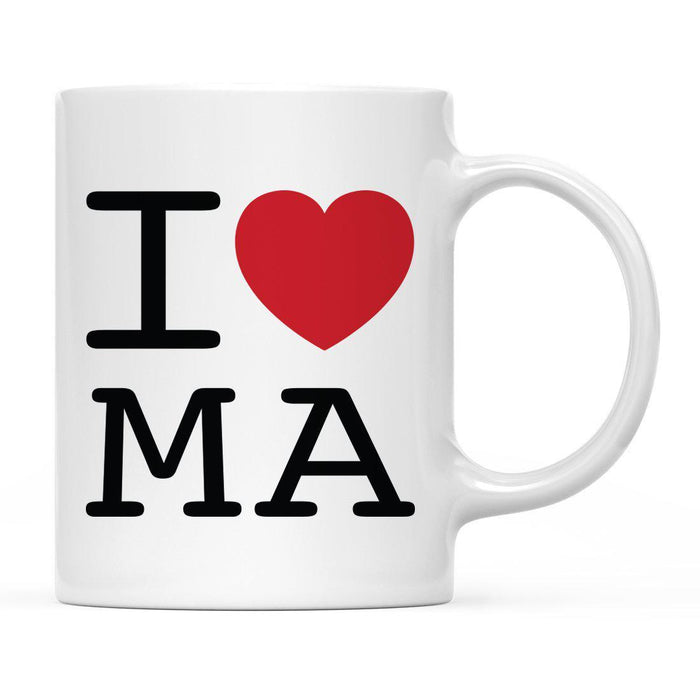 Andaz Press 11oz Heart Graphic I Love US State Coffee Mug-Set of 1-Andaz Press-New York City-