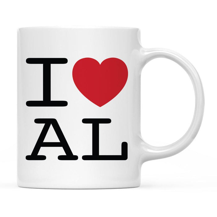 Andaz Press 11oz Heart Graphic I Love US State Coffee Mug-Set of 1-Andaz Press-New York City-
