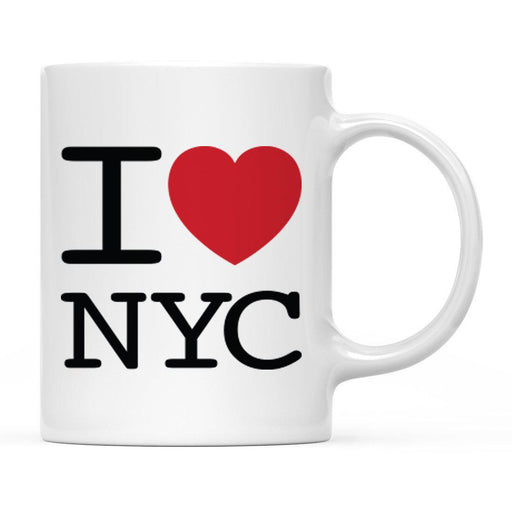 Andaz Press 11oz Heart Graphic I Love US State Coffee Mug-Set of 1-Andaz Press-New York City-