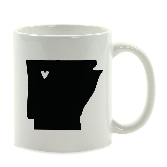 Andaz Press 11oz Heart Graphic US State Coffee Mug-Set of 1-Andaz Press-Arkansas-