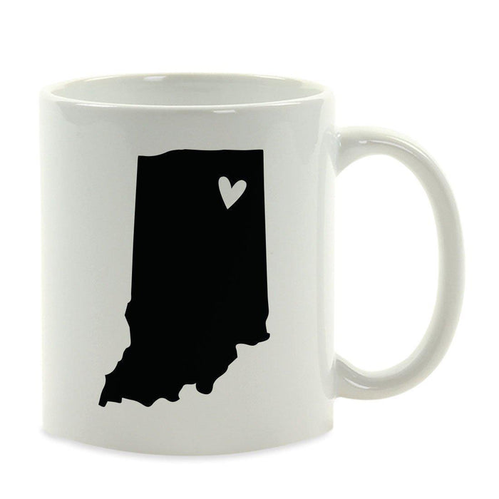 Andaz Press 11oz Heart Graphic US State Coffee Mug-Set of 1-Andaz Press-Indiana-