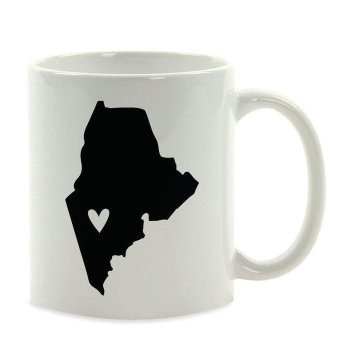 Andaz Press 11oz Heart Graphic US State Coffee Mug-Set of 1-Andaz Press-Maine-