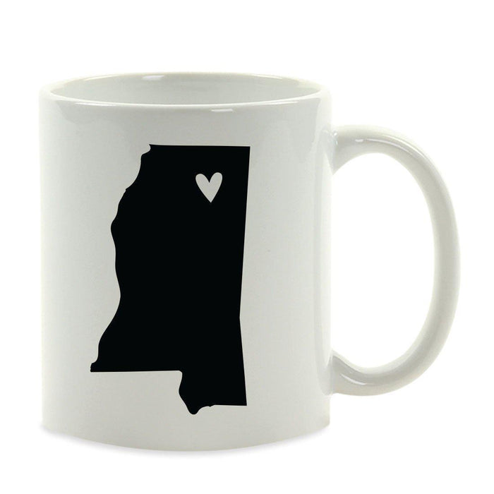 Andaz Press 11oz Heart Graphic US State Coffee Mug-Set of 1-Andaz Press-Mississippi-