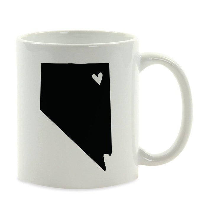 Andaz Press 11oz Heart Graphic US State Coffee Mug-Set of 1-Andaz Press-Nevada-