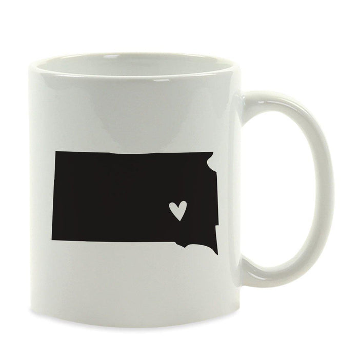 Andaz Press 11oz Heart Graphic US State Coffee Mug-Set of 1-Andaz Press-South Dakota-