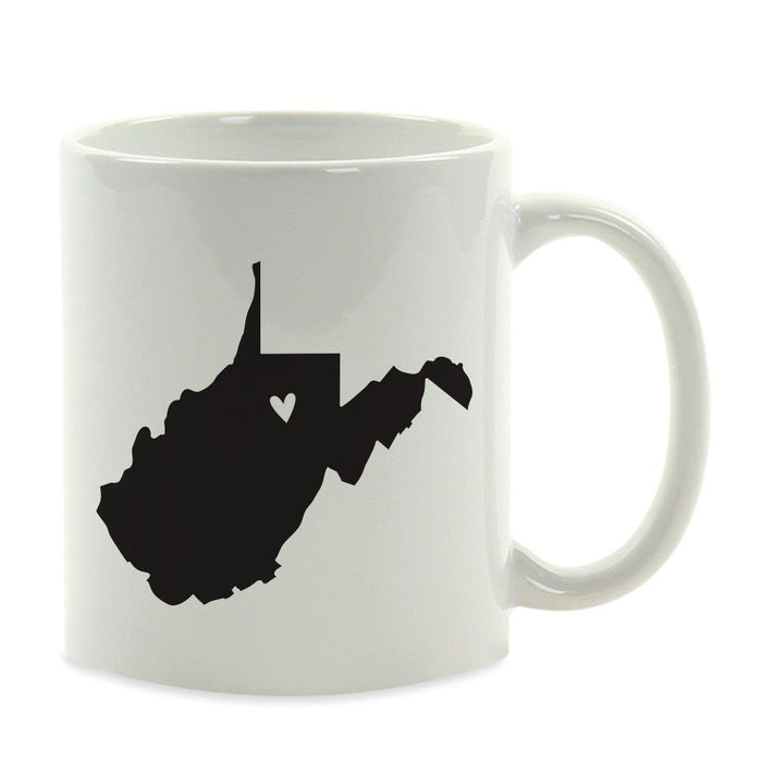 Andaz Press 11oz Heart Graphic US State Coffee Mug-Set of 1-Andaz Press-West Virginia-
