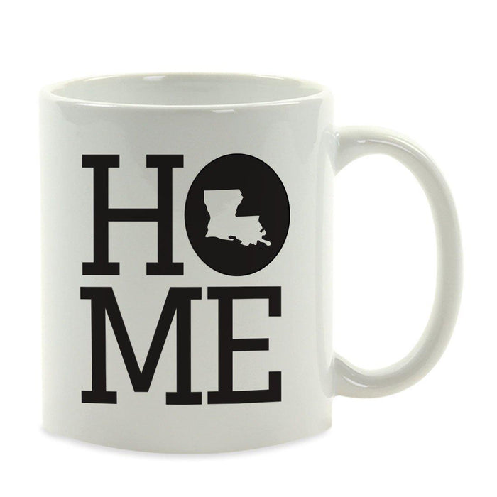 Andaz Press 11oz Home US State Coffee Mug-Set of 1-Andaz Press-Louisiana-