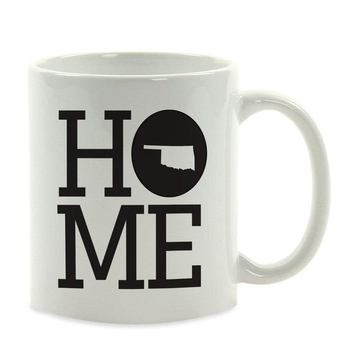 Andaz Press 11oz Home US State Coffee Mug-Set of 1-Andaz Press-Oklahoma-