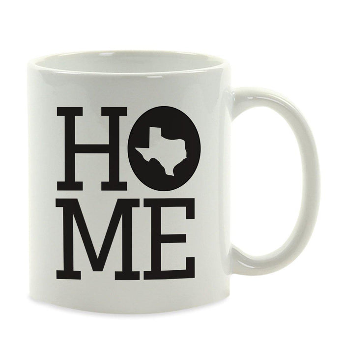 Andaz Press 11oz Home US State Coffee Mug-Set of 1-Andaz Press-Texas-