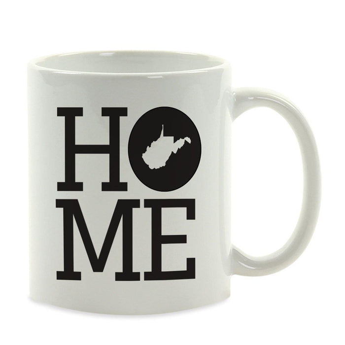 Andaz Press 11oz Home US State Coffee Mug-Set of 1-Andaz Press-West Virginia-
