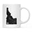 Andaz Press 11oz Modern Black Grunge Abbreviation US State Coffee Mug-Set of 1-Andaz Press-Alabama-
