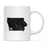 Andaz Press 11oz Modern Black Grunge Abbreviation US State Coffee Mug-Set of 1-Andaz Press-Alabama-