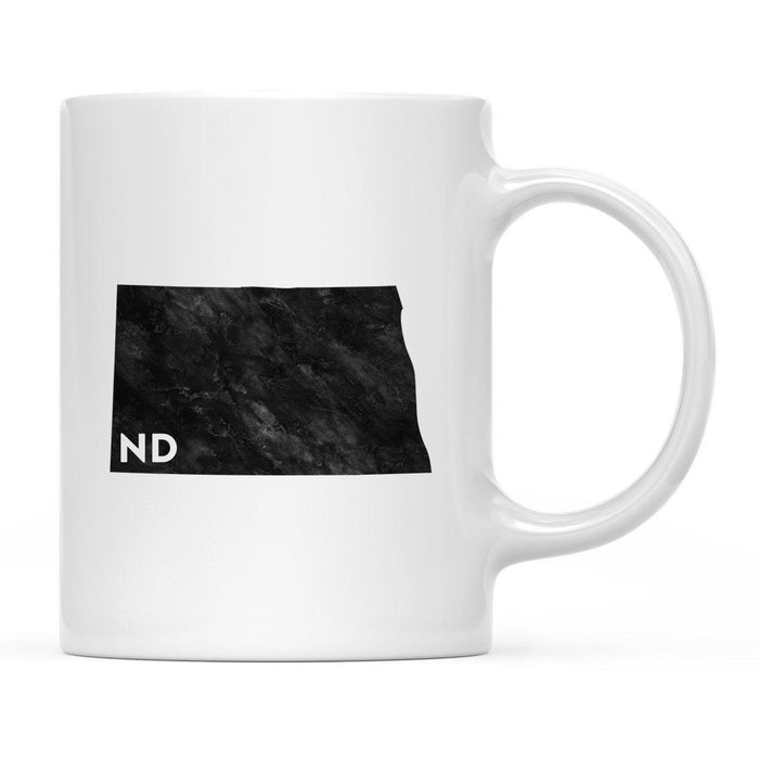 Andaz Press 11oz Modern Black Grunge Abbreviation US State Coffee Mug-Set of 1-Andaz Press-Alabama-