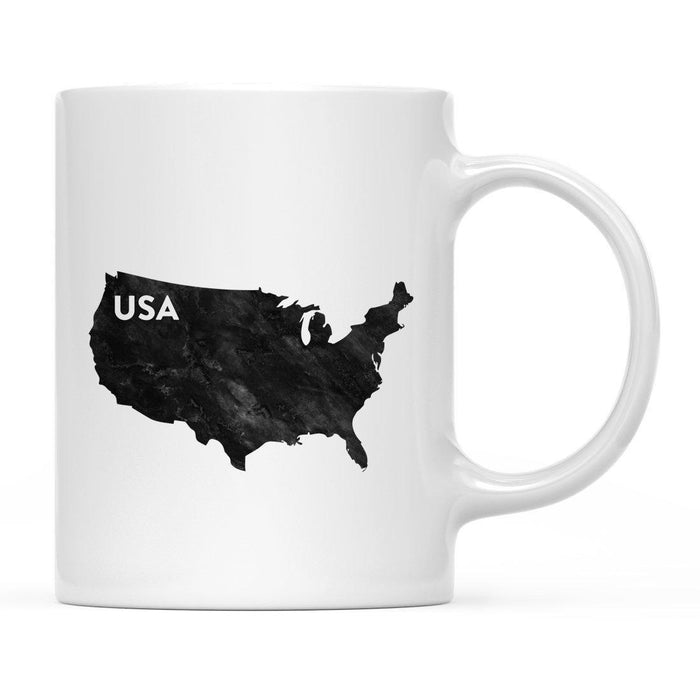 Andaz Press 11oz Modern Black Grunge Abbreviation US State Coffee Mug-Set of 1-Andaz Press-Alabama-