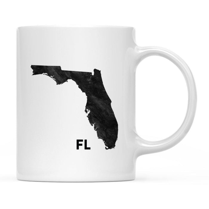 Andaz Press 11oz Modern Black Grunge Abbreviation US State Coffee Mug-Set of 1-Andaz Press-Alabama-