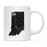 Andaz Press 11oz Modern Black Grunge Abbreviation US State Coffee Mug-Set of 1-Andaz Press-Indiana-