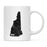 Andaz Press 11oz Modern Black Grunge Abbreviation US State Coffee Mug-Set of 1-Andaz Press-New Hampshire-