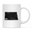 Andaz Press 11oz Modern Black Grunge Abbreviation US State Coffee Mug-Set of 1-Andaz Press-North Dakota-