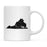 Andaz Press 11oz Modern Black Grunge Abbreviation US State Coffee Mug-Set of 1-Andaz Press-Virginia-