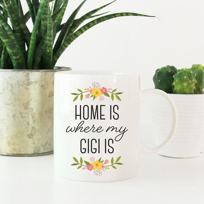 Andaz Press 11oz Mother's Day Home Is Floral Flower Coffee Mug-Set of 1-Andaz Press-Mom-
