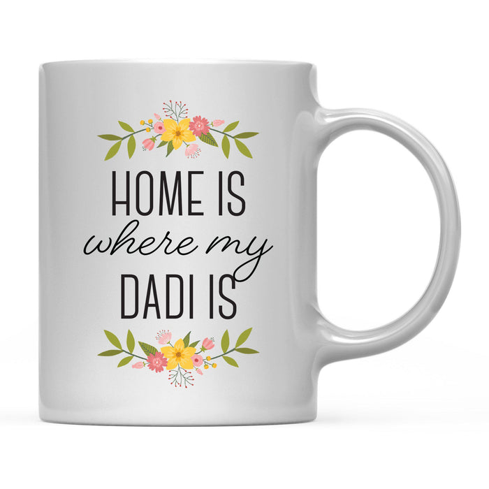 Andaz Press 11oz Mother's Day Home Is Floral Flower Coffee Mug-Set of 1-Andaz Press-Mom-