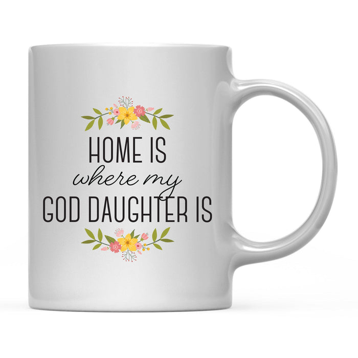 Andaz Press 11oz Mother's Day Home Is Floral Flower Coffee Mug-Set of 1-Andaz Press-Mom-