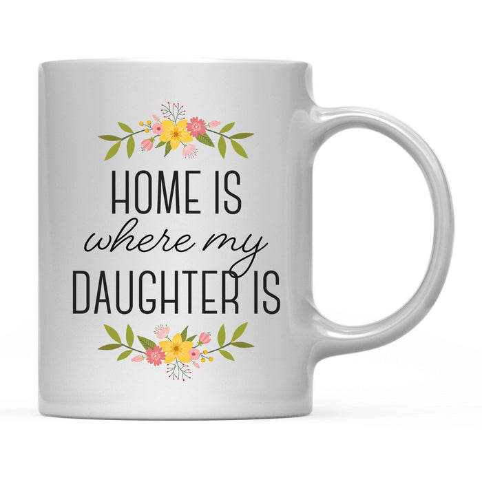 Andaz Press 11oz Mother's Day Home Is Floral Flower Coffee Mug-Set of 1-Andaz Press-Mom-