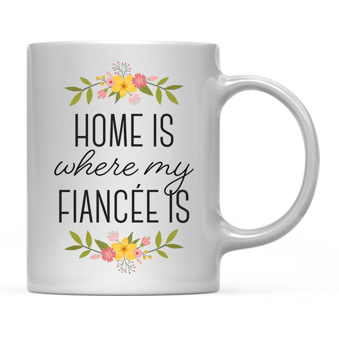 Andaz Press 11oz Mother's Day Home Is Floral Flower Coffee Mug-Set of 1-Andaz Press-Fiancée-