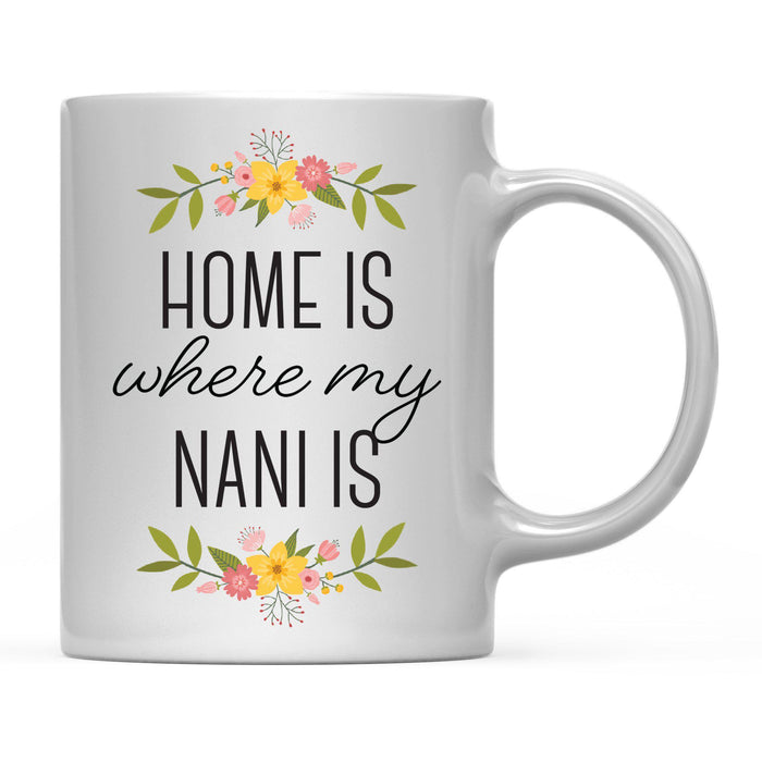 Andaz Press 11oz Mother's Day Home Is Floral Flower Coffee Mug-Set of 1-Andaz Press-Nani-