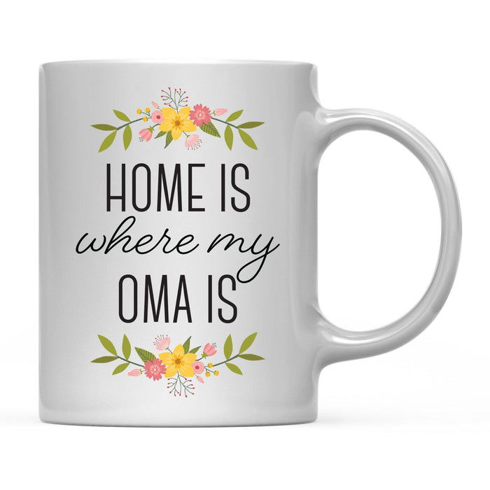 Andaz Press 11oz Mother's Day Home Is Floral Flower Coffee Mug-Set of 1-Andaz Press-Oma-