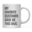 Andaz Press 11oz My Favorite Person Coffee Mug-Set of 1-Andaz Press-Parent-
