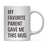 Andaz Press 11oz My Favorite Person Coffee Mug-Set of 1-Andaz Press-Parent-