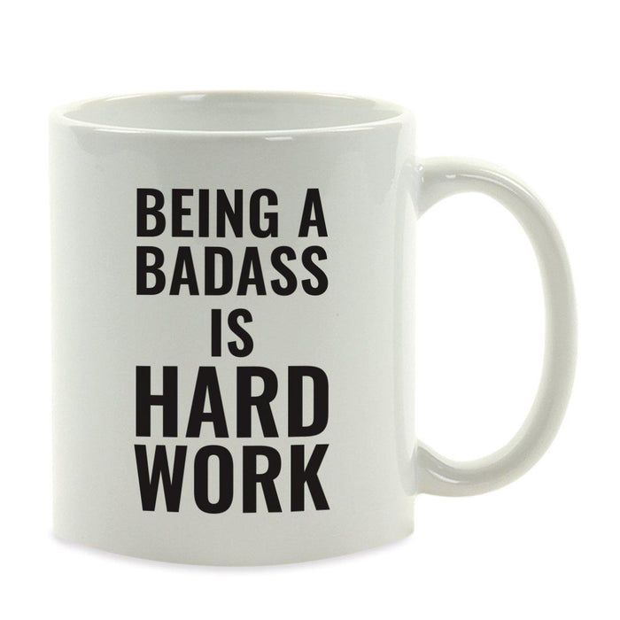 Andaz Press 11oz Office Motivational Coffee Mug-Set of 1-Andaz Press-Hard Work-