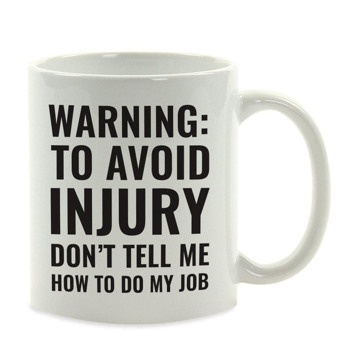 Andaz Press 11oz Office Motivational Coffee Mug-Set of 1-Andaz Press-Injury-
