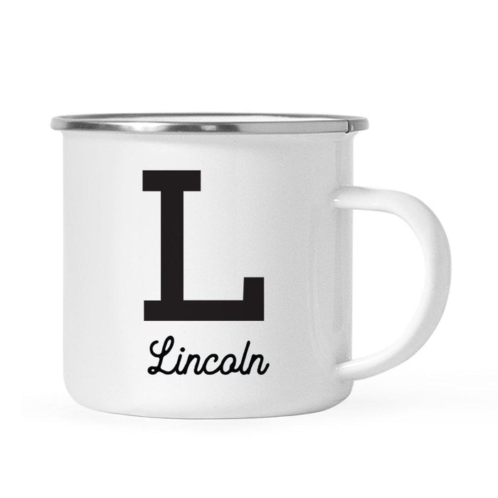 Andaz Press 11oz Personalized Camp Monogram Campfire Coffee Mug-Set of 1-Andaz Press-A-