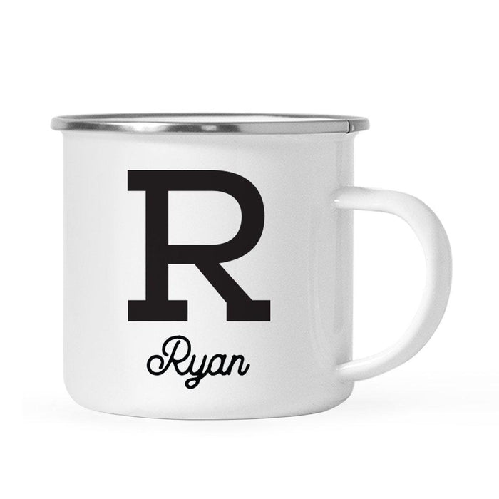 Andaz Press 11oz Personalized Camp Monogram Campfire Coffee Mug-Set of 1-Andaz Press-A-