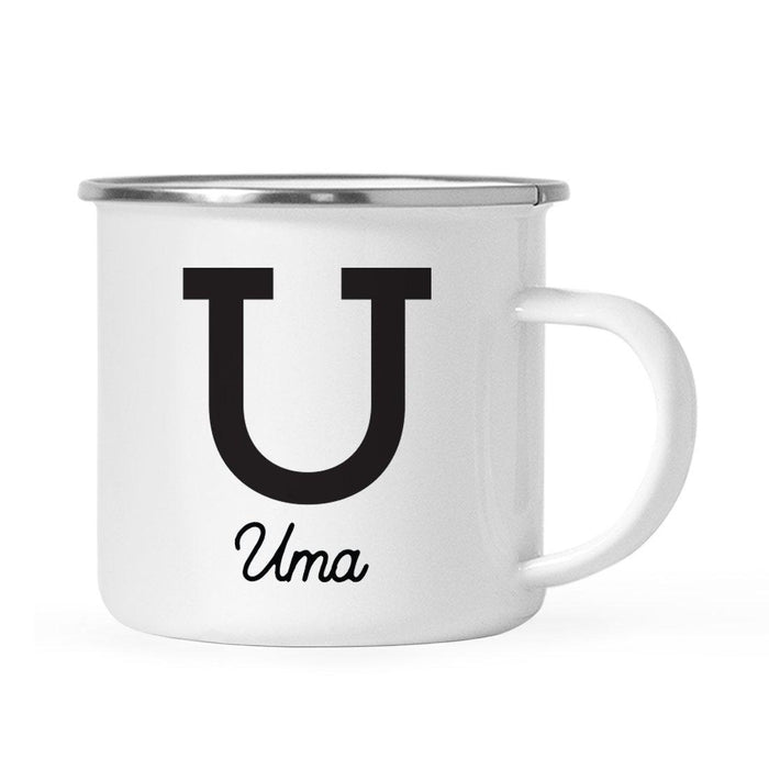 Andaz Press 11oz Personalized Camp Monogram Campfire Coffee Mug-Set of 1-Andaz Press-A-