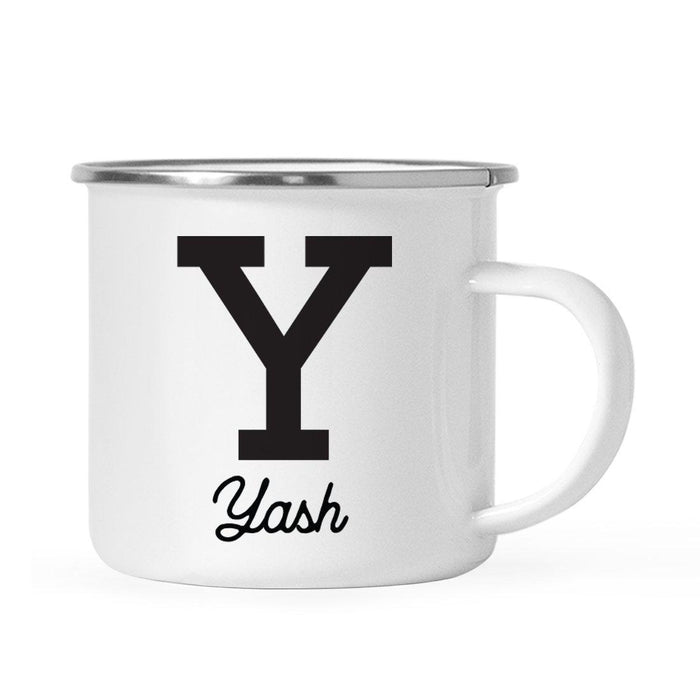 Andaz Press 11oz Personalized Camp Monogram Campfire Coffee Mug-Set of 1-Andaz Press-A-