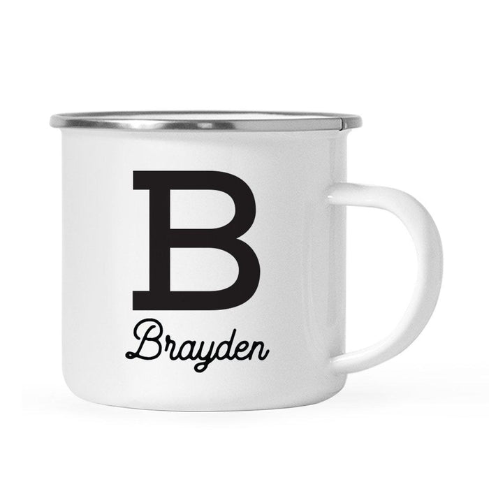 Andaz Press 11oz Personalized Camp Monogram Campfire Coffee Mug-Set of 1-Andaz Press-A-