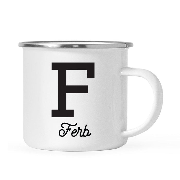 Andaz Press 11oz Personalized Camp Monogram Campfire Coffee Mug-Set of 1-Andaz Press-A-