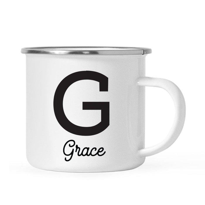 Andaz Press 11oz Personalized Camp Monogram Campfire Coffee Mug-Set of 1-Andaz Press-A-